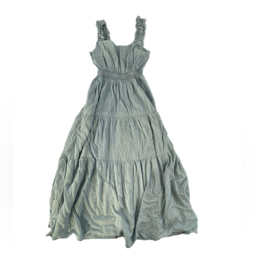 Easel BLUEBONNET BREEZE DENIM MAXI DRESS
Small NWT - Picture 11 of 15
